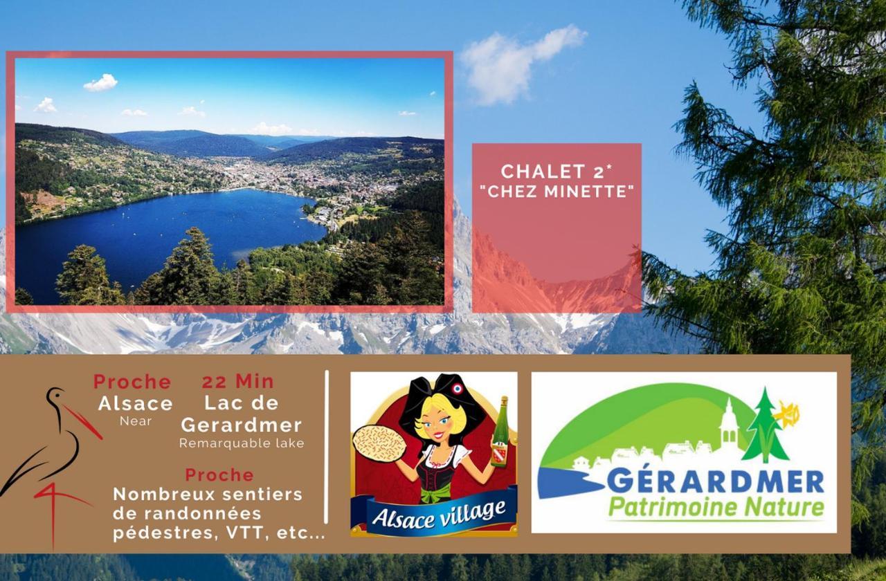 Le "Chalet De Minette" 2 Etoiles La Bresse Eksteriør bilde