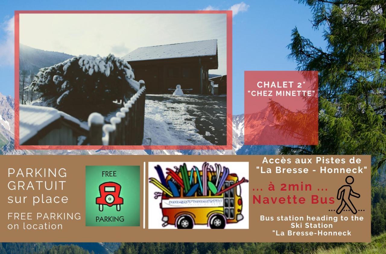Le "Chalet De Minette" 2 Etoiles La Bresse Eksteriør bilde
